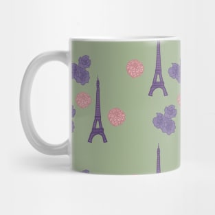 Paris Eiffel Tower Art Mug